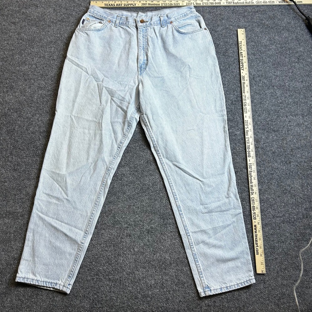 Chic Jeans Womens Size 20 Light Wash Denim High Waisted Tapered Vintage
